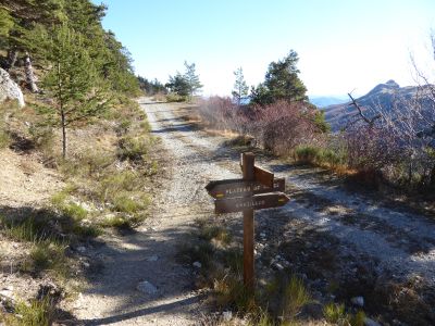 Croisement piste Châtillon