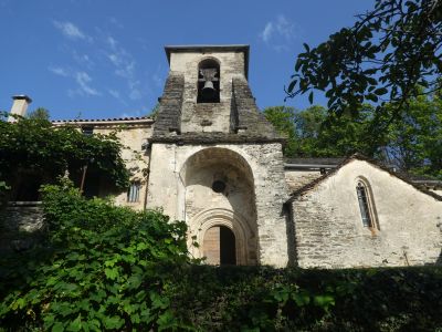 Vue église Lafigère