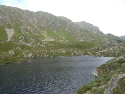 Vue Etang Barrage Siscar