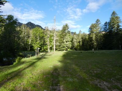 Croisement après départ Restanque