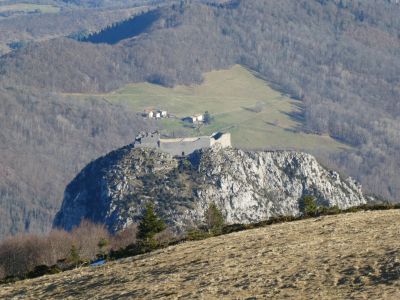 Vue château Montségur