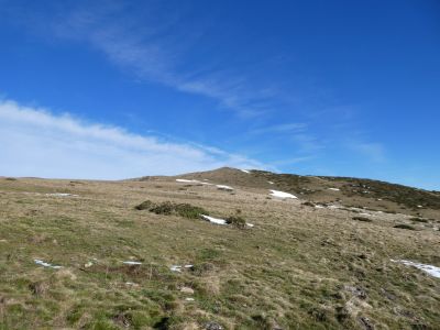 Vue descente sommet