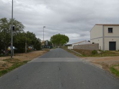 Croisement fin D613 départ