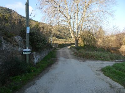 Croisement fin GR36A départ