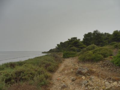 Vue sentier Etang Leucate 2