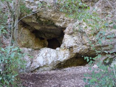 Vue grotte Valrugue