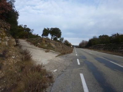 Croisement après Valiguières