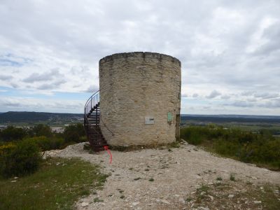 Vue moulin belvédère