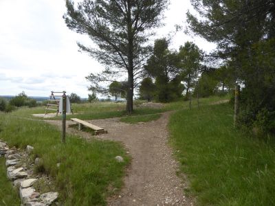 Croisement parcours sportif