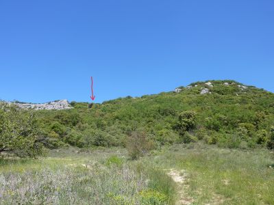 Vue descente sommet