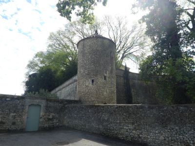 Vue château Dions