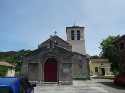 Vue église Sainte-Cécile