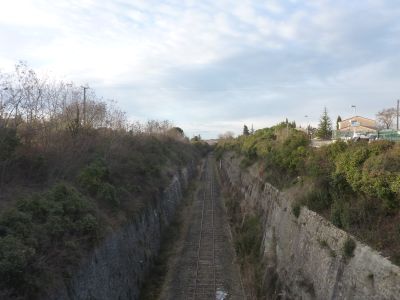 Vue chemin fer Bessèges