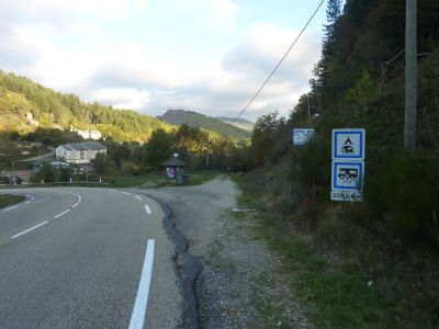 Vue Croisement après Collet