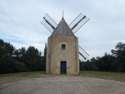 Vue Moulin Vénéjan