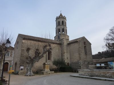 Vue église Carsan