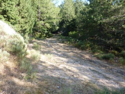 Croisement piste Col Portes