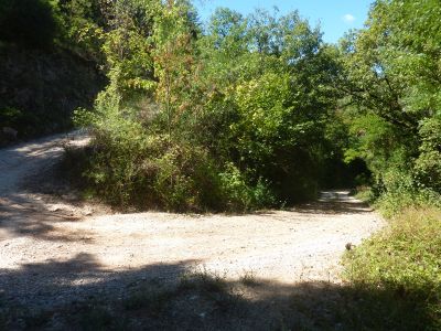 Croisement piste Bez