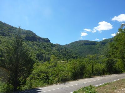 Vue montée Blandas aller