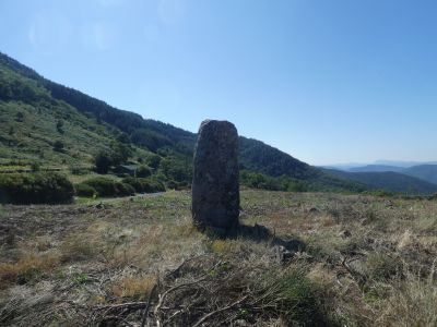 Vue menhir Peyrefiche