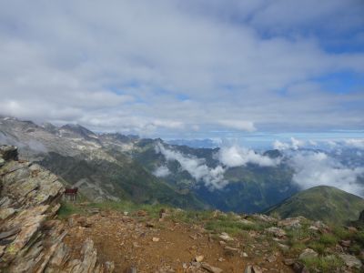 Croisement crête sommet