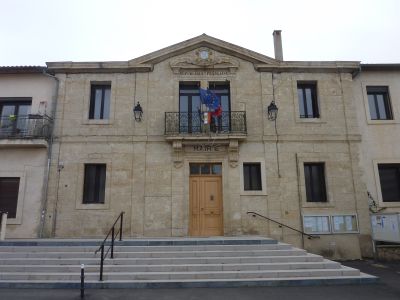 Vue mairie Saint-Bauzille-de-la-Sylve