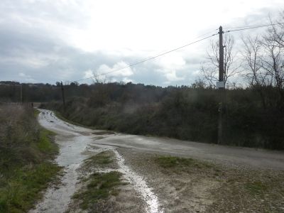 Croisement route Luques