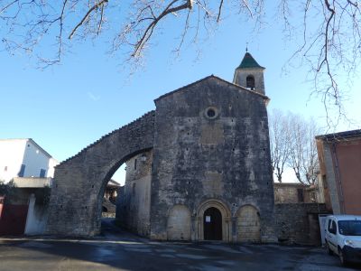 Vue église Brissac
