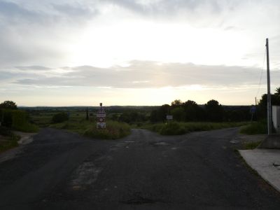 Intersection après départ