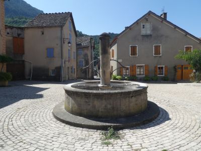 Vue fontaine Ispagnac
