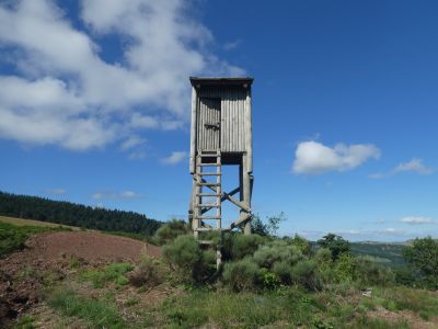 Vue cabane sommet