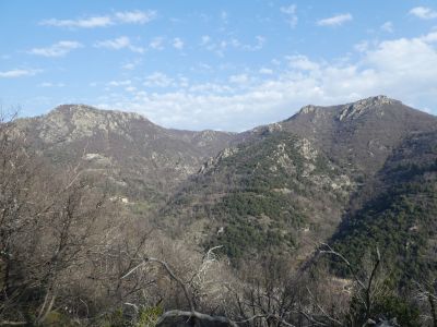 Vue sommets Chassezac