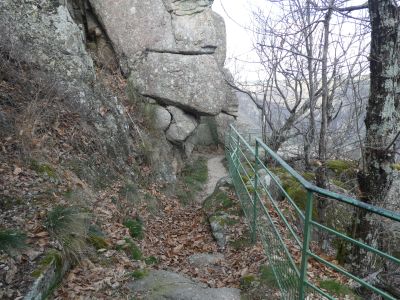 Vue accès belvédère Gorges
