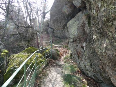 Départ point vue Chassezac