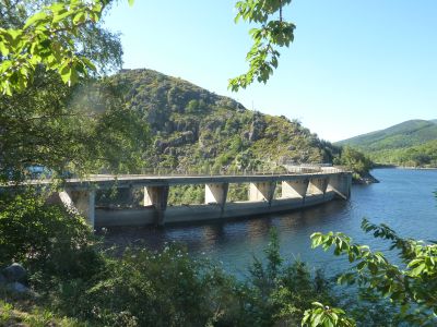 Vue barrage Villefort