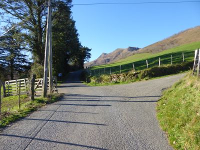 Intersection après village