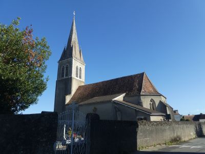 Vue église Maslacq