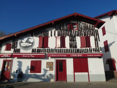 Vue maison basque