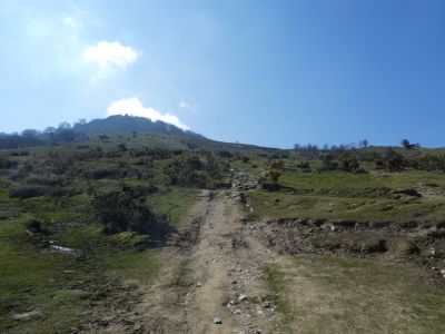 Vue montée Mondarrain retour