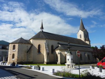 Vue église Montaut