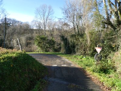 Intersection après belvédère