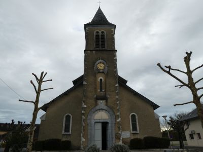 Vue église Artiguelouve