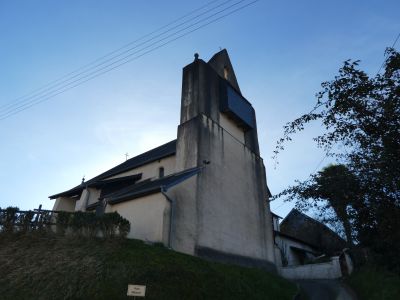 Vue église Saint-Faust-de-Bas