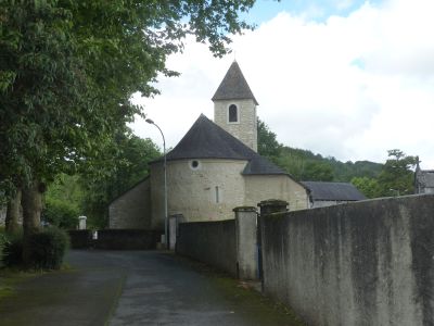 Vue église Saint-Abit