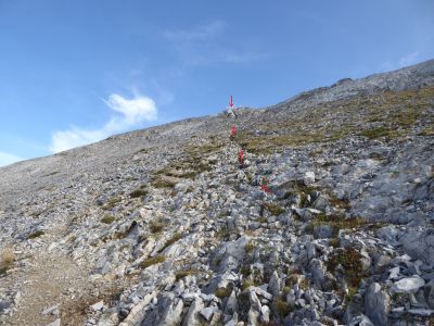 Chemin brèche