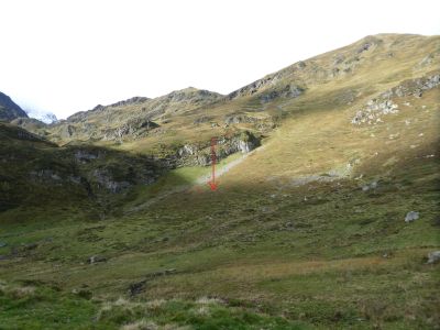 Vue sentier accès Crabe