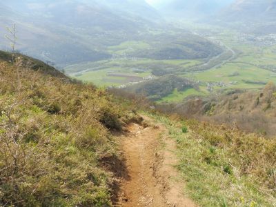 Vue descente Pibeste