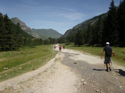 Vue piste retour