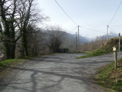 Intersection après Col Arras