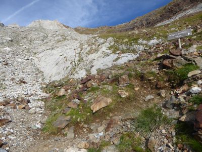 Croisement glacier